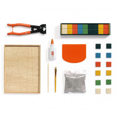 Mosaïque "Paon" Atelier 73 - Atelier Grands Augustins - DJECO AGA 10073