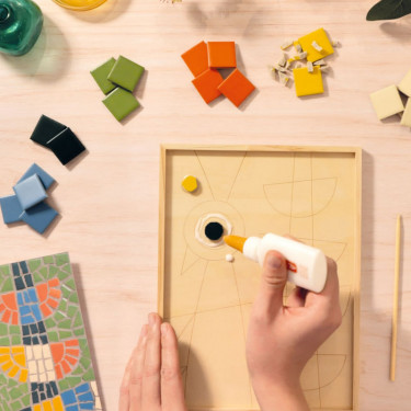 Mosaïque "Paon" Atelier 73 - Atelier Grands Augustins - DJECO AGA 10073