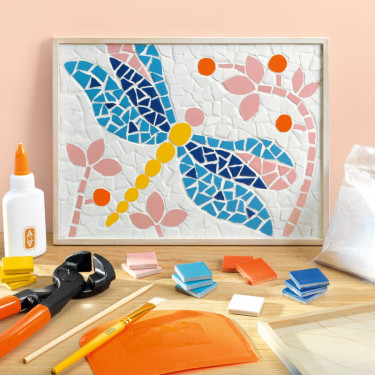 Mosaïque "Libellule" Atelier 72 - Atelier Grands Augustins - DJECO AGA 10072