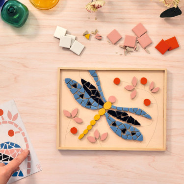 Mosaïque "Libellule" Atelier 72 - Atelier Grands Augustins - DJECO AGA 10072