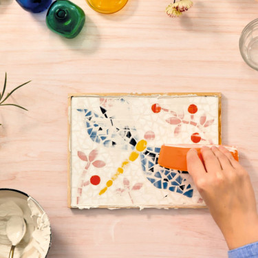 Mosaïque "Libellule" Atelier 72 - Atelier Grands Augustins - DJECO AGA 10072