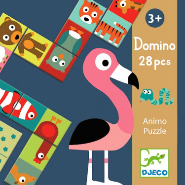 Domino Puzzle Animaux, DJECO 8165