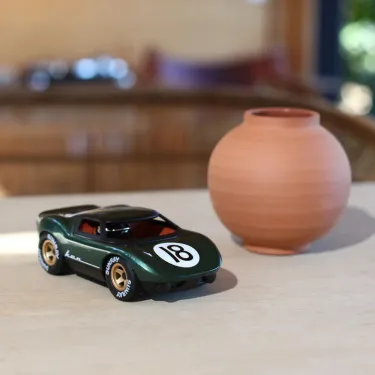 Voiture Playforever mini Ken Rodgers verte