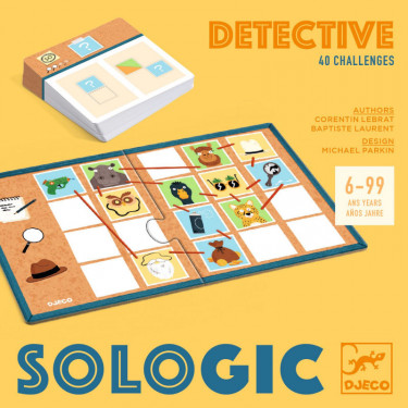 DETECTIVE - Jeu Sologic de DJECO 0827