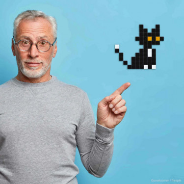 Pixel Art Kit "Chat noir" by PIXEL CORNER