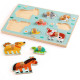 Puzzle d'encastrement en bois "Dog'n'Co" DJECO 1122