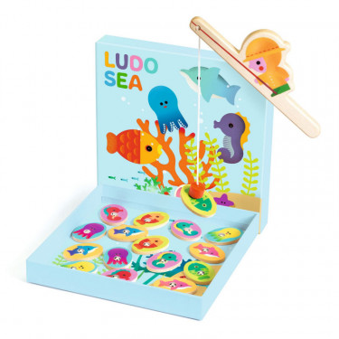 Ludo Sea 4 jeux éducatifs en bois DJECO 1623