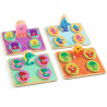 Ludo Sea 4 jeux éducatifs en bois DJECO 1623
