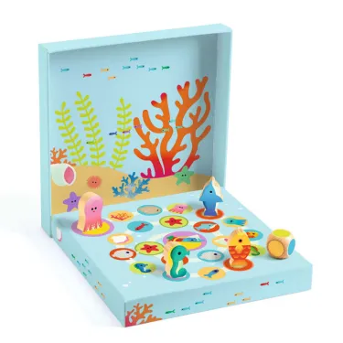 Ludo Sea 4 jeux éducatifs en bois DJECO 1623