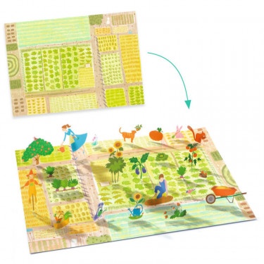 Stickers à relever "A la ferme" DJECO 0045