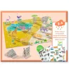 Stickers à relever "Les animaux" DJECO 0044