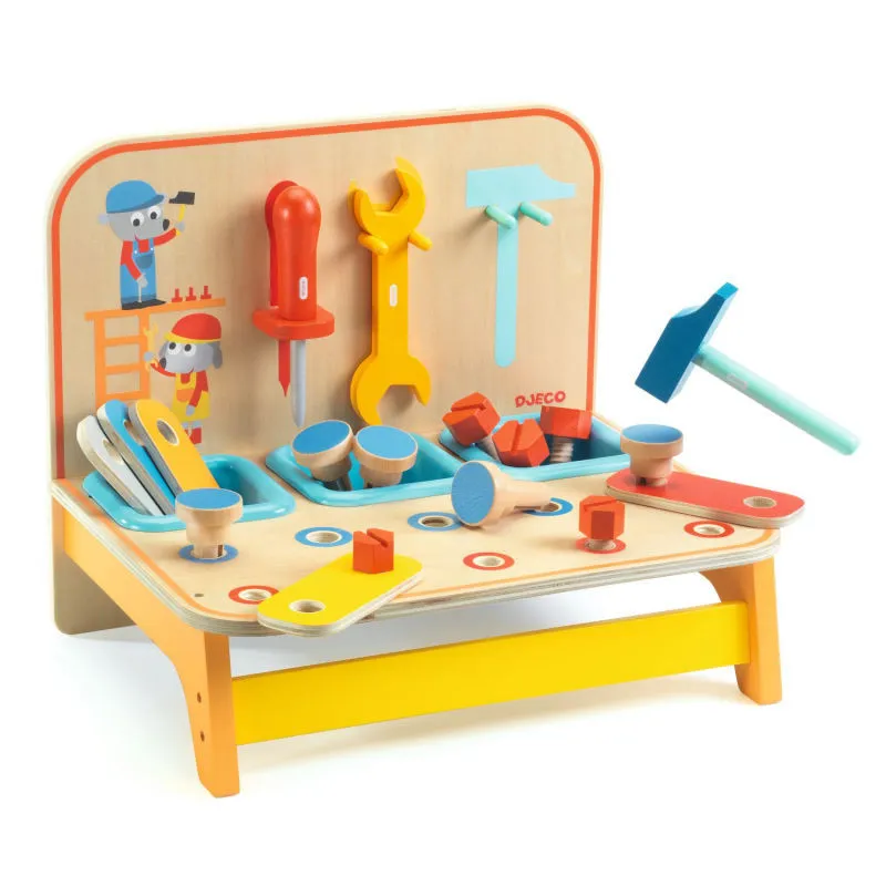 Jouet établi de bricoleur "Bricotoo" DJECO 5530