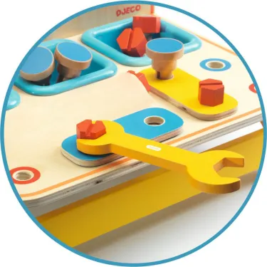 Jouet établi de bricoleur "Bricotoo" DJECO 5530