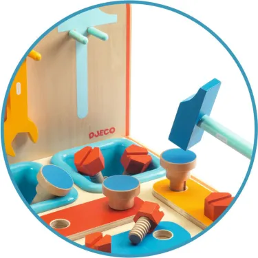 Jouet établi de bricoleur "Bricotoo" DJECO 5530