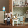 Table blanche miniature (petit modèle) pour souris Maileg