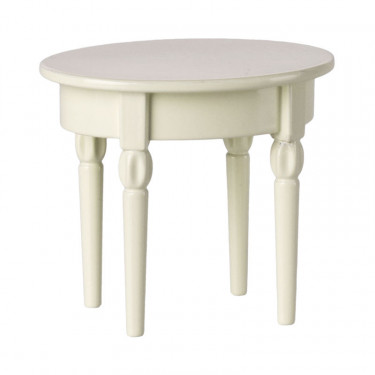 Table blanche miniature (petit modèle) pour souris Maileg