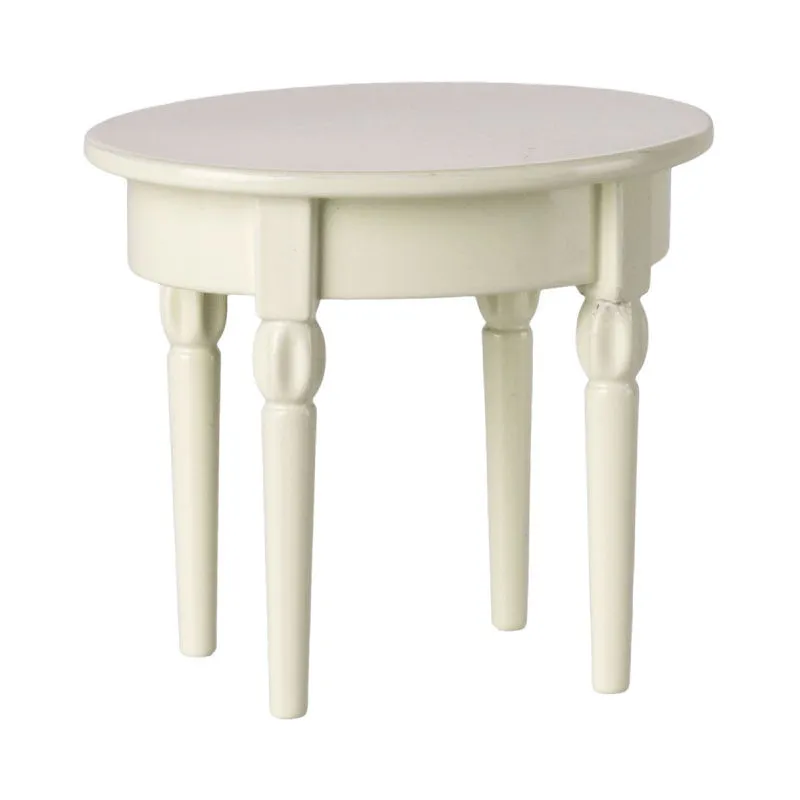 Table blanche miniature (petit modèle) pour souris Maileg