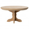 Table basse ovale miniature en bois naturel pour souris Maileg