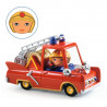 Little fire truck Voiture Crazy Motors DJECO 5459
