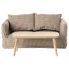 Table de salon miniature en bois naturel pour souris Maileg