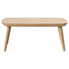 Table de salon miniature en bois naturel pour souris Maileg