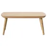 Table de salon miniature en bois naturel pour souris Maileg