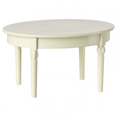 Table blanche miniature (grand modèle) pour souris Maileg