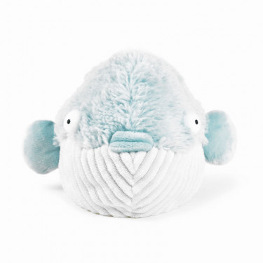 Peluche bouillotte Poisson Bulle déhoussable Warmies Cozy Soframar