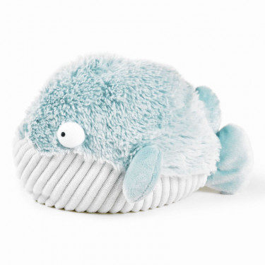 Peluche bouillotte Poisson Bulle déhoussable Warmies Cozy Soframar