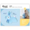 HOPPI lapin bleu Quut, Animal sauteur