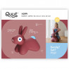 HOPPI lapin rouge bordeaux Quut, Animal sauteur