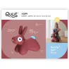 HOPPI lapin rouge bordeaux Quut, Animal sauteur