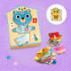 Dressup-mix, 6 puzzles 3 pièces DJECO 1678