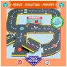 Circuit de routes Crazy Motors 26 pcs DJECO 5498