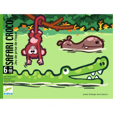 SAFARI CROCO - jeu de cartes DJECO 5077