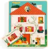 Puzzle éducatif 3 niveaux "Chez Léo" DJECO 1489