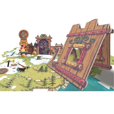 Puzzle'Up ARTY TOYS Alric Barbarious - 15 pcs + 1 figurine DJECO 6852