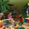 Voiture Pouêt Klaxon Toucan, jouet d'éveil en bois Andy Westface VILAC 7426K