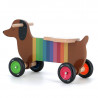 Porteur en bois Chien multicolore - Andy Westface pour VILAC 7428