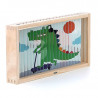 Puzzle 4 Dimensions en bois Les animaux - Andy Westface pour VILAC 7427