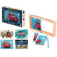 Puzzle 4 Dimensions en bois Les transports-Ingela P.Arrhenius VILAC 7639