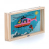 Puzzle 4 Dimensions en bois Les transports-Ingela P.Arrhenius VILAC 7639