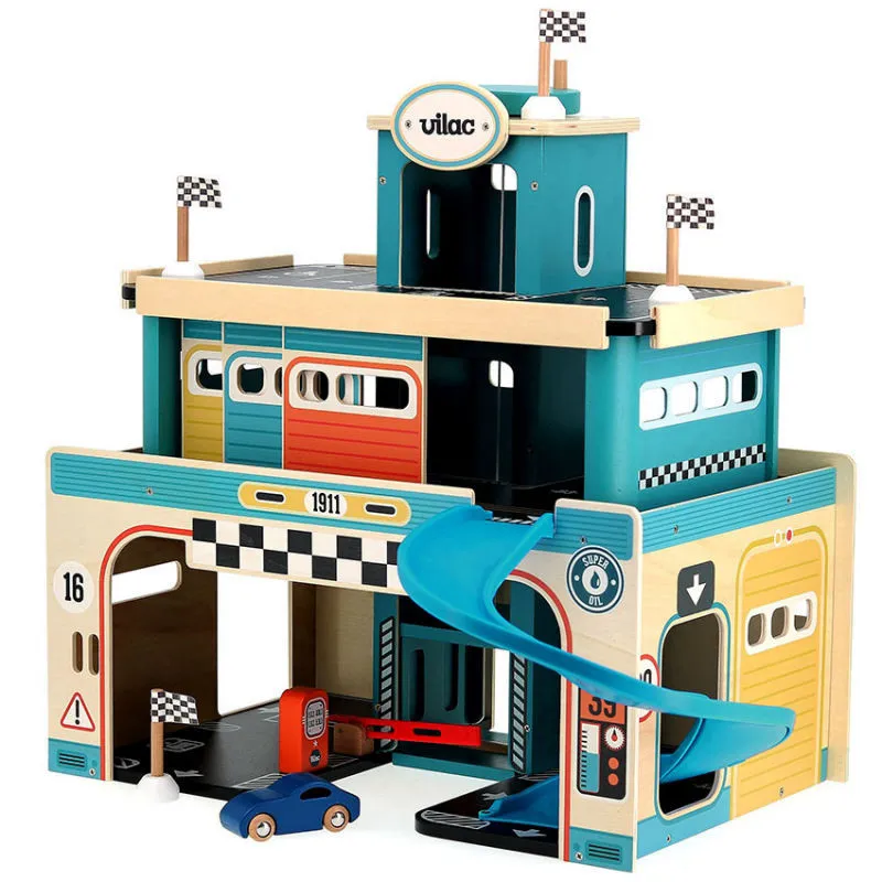 Garage en bois vintage Vilacity VILAC 2351