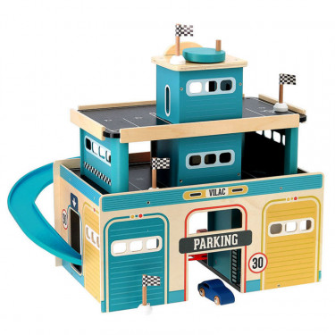 Garage en bois vintage Vilacity VILAC 2351