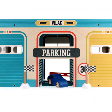 Garage en bois vintage Vilacity VILAC 2351