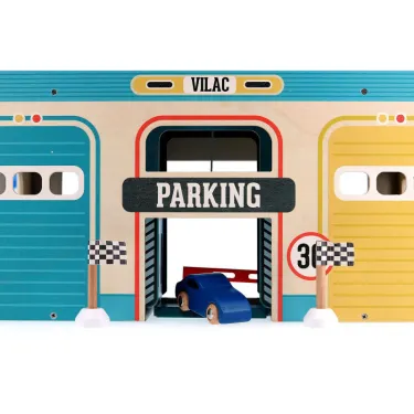 Garage en bois vintage Vilacity VILAC 2351
