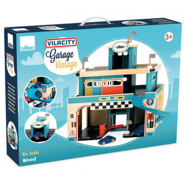 Garage en bois vintage Vilacity VILAC 2351