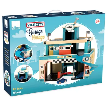 Garage en bois vintage Vilacity VILAC 2351
