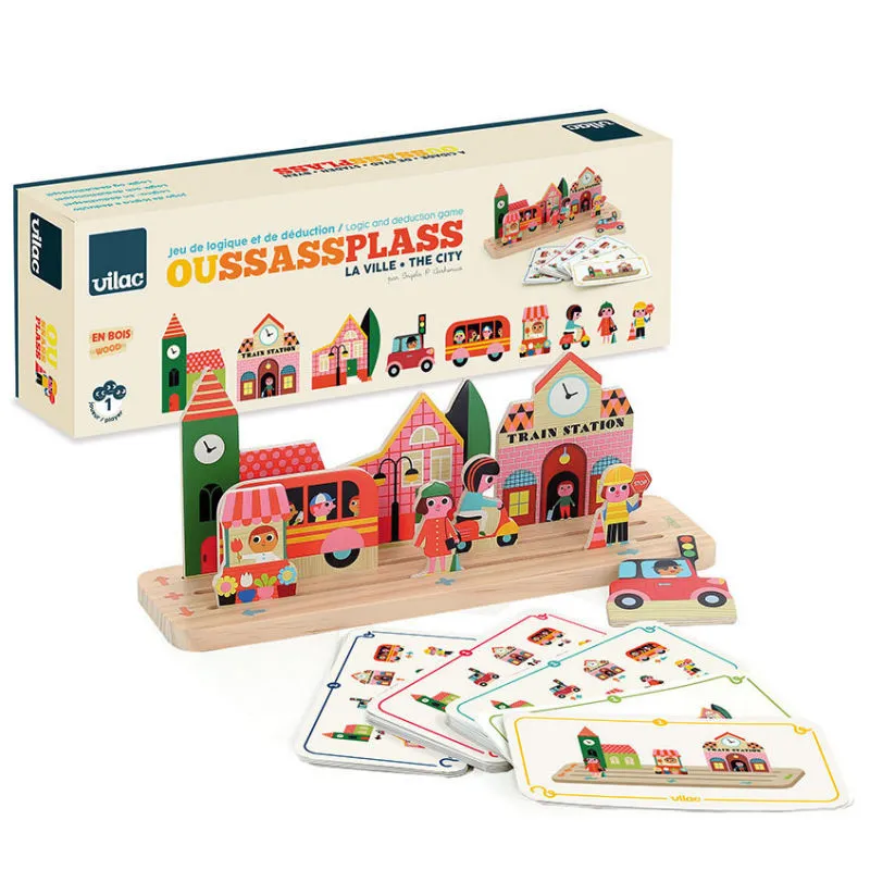 Build it "La Ville" - Jeu de logique en bois - Ingela P. Arrhenius pour VILAC 7627
