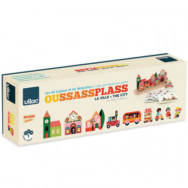 Build it "La Ville" - Jeu de logique en bois - Ingela P. Arrhenius pour VILAC 7627